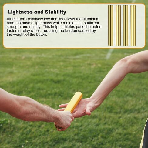 هراوات تتابع من الألومنيوم للمضمار والميدان، متينة وخفيفة الوزن للفرق الرياضية ومناسبة للرياضيين الذين يبحثون عن معدات عالية الأداء في الأنشطة الخارجية in Kuwait