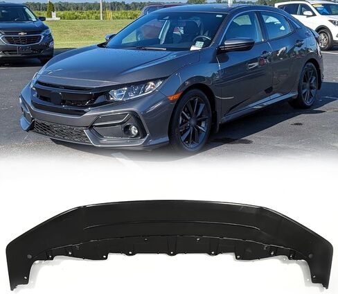 Pront Lower Pumper Face Bar Grille Fit for 2017 2018 2019 2020 2021 Honda Civic ، Matte Black ، 71102TGGA50 ، Ho1036129 in Kuwait