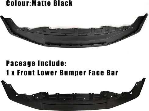 Pront Lower Pumper Face Bar Grille Fit for 2017 2018 2019 2020 2021 Honda Civic ، Matte Black ، 71102TGGA50 ، Ho1036129 in Kuwait