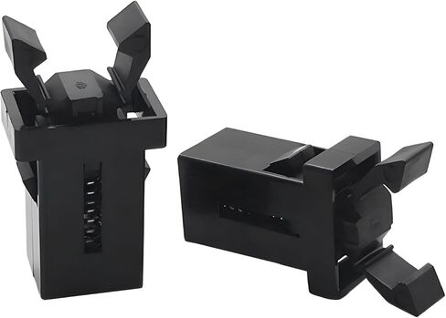 2PCS Car Sunglasses Holder Catch Latch, Bin Touch Lid Clips Self Locking Switch Replacement, Trash Can Press Buckle Overhead Console Roof Clips Glasses Holder Latches in Kuwait