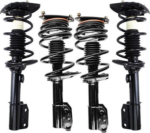 Detroit Axle - دعامات للفترة 2000-2007 شيفروليه مونت كارلو [مع 16 "عجلات] كاملة 4 دعامات مع لفائف الربيع الأمامية الخلفية 2001 2002 2003 2004 2005 البديل التجميع التجريبي التجميع in Saudi Arabia