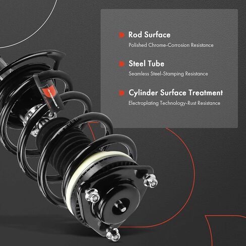 A-Premium Front Complete Strut & Coil Spring Assembly Compatible with Chrysler Sebring 2008-2010, 200 2011-2014, Convertible, 2-PC Set in Saudi Arabia