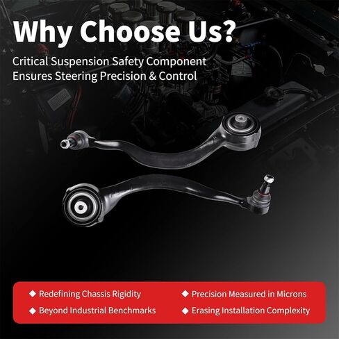 2PCS Front Upper Control Arm Compatible with 2002-2012 Land Rover Range Rover Sport Utility LR018344 LR018343 in Kuwait