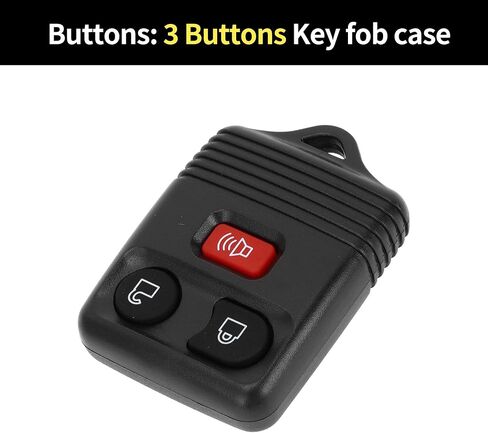 X AutoHaux Key Shell Case Unsible Entry Key Key FOB Case for Ford F-150 1998-2013 for Ford for Ranger 1998-2011 3 buttons CWTWB1U345 in Saudi Arabia