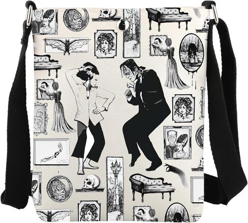 JYTAPP Classic Horror Monsters Bag Gallery Gothic Crossbody Bags Bride Horror Lovers Gift Gothic Bag in Saudi Arabia