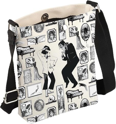 JYTAPP Classic Horror Monsters Bag Gallery Gothic Crossbody Bags Bride Horror Lovers Gift Gothic Bag in Saudi Arabia