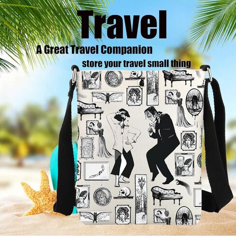 JYTAPP Classic Horror Monsters Bag Gallery Gothic Crossbody Bags Bride Horror Lovers Gift Gothic Bag in Saudi Arabia