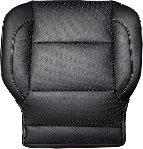 Driver or Passenger Side Bottom Replacement Leather Seat Cover Black Compatible with 2014-2018 Silverado Sierra 1500 Suburban Tahoe Yukon Leather Bottom Seat Cover 2014 2015 20106 2017 2018 in Saudi Arabia