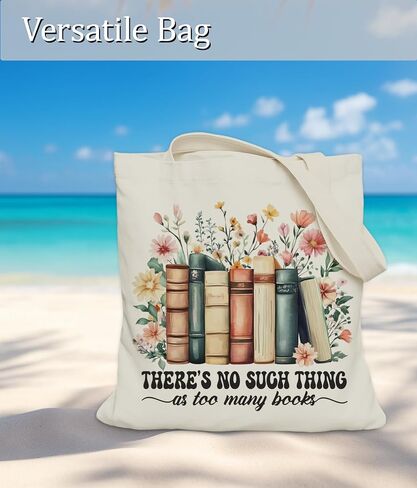 Book Lovers Gifts Tote Bag for Readers, Bookish Gifts Tote Bag for Librarian Teacher in Saudi Arabia
