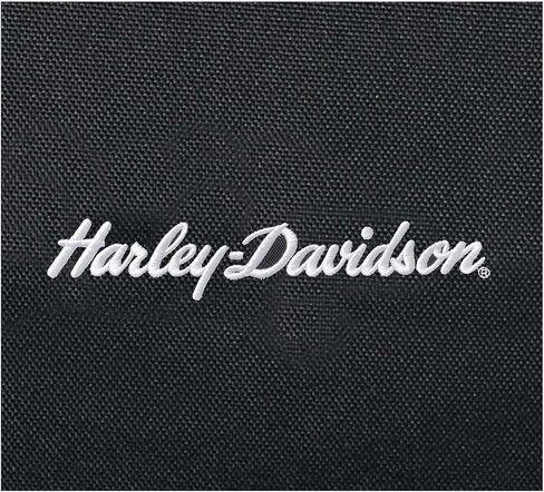 Harley-Davidson Women's 3D H-D Script Studded Overnight Tote, Moonshadow Black in Saudi Arabia