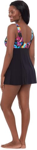 Women's Draped Crossover Swimdress in Kuwait