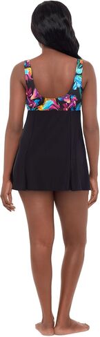 Women's Draped Crossover Swimdress in Kuwait
