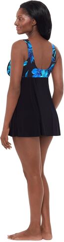 Women's Draped Crossover Swimdress in Kuwait