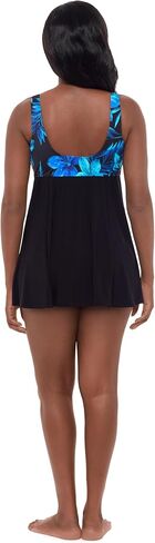 Women's Draped Crossover Swimdress in Kuwait