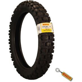 Pirelli MT 21 Rallycross 120/80-18 Rear Motorcycle Tire - DOT Approved, Dual-Sport/Enduro, Aggressive Tread for Off-Road & Rally, High-Performance Grip, Fits Adventure & Dirt Bikes with Keychain in Kuwait