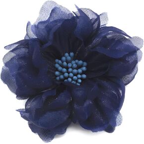 Fabric Flower Brooch Silk Corsage Pin Women Hairpin Accessorize Banquet Party Jewelry Gift in Saudi Arabia