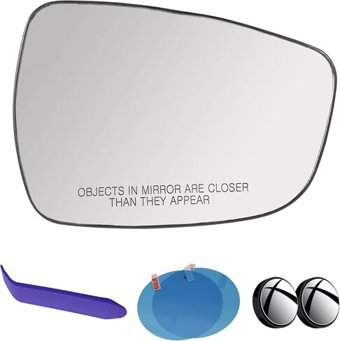 EAP Driver Side Mirror Glass Compatible with Hyundai Elantra 2011-2016, Accent 2011-2017, Veloster 2012-2017, Heated 876112V310 876111R200 876113Y500 876111R220 876113X070 HY1324107 in Kuwait