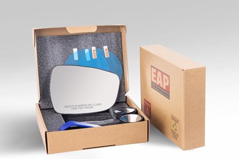 EAP Driver Side Mirror Glass Compatible with Hyundai Elantra 2011-2016, Accent 2011-2017, Veloster 2012-2017, Heated 876112V310 876111R200 876113Y500 876111R220 876113X070 HY1324107 in Kuwait