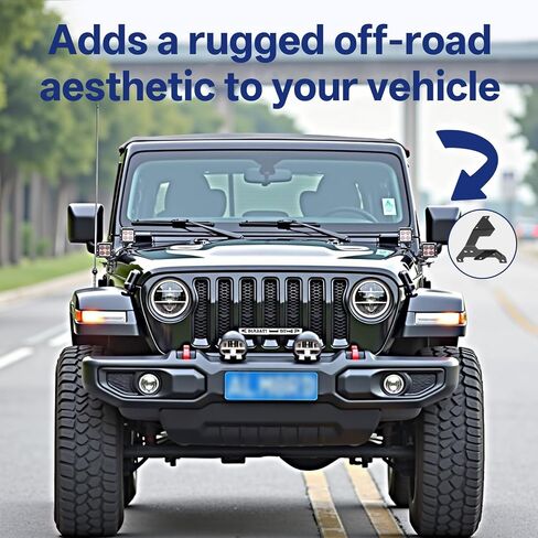 2 Pcs Dual A-Pillar Light Mount Brackets Compatible with Jeep Wrangler JL & Gladiator JT 2018-2025,Windshield Offroad Fog Light Pods Bracket for Wrangler Accessories(Not for Mojave & 392) in Saudi Arabia