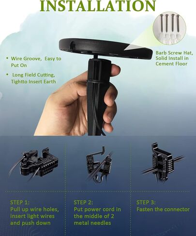 6 حزمة LED مصابيح المناظر الطبيعية الجهد المنخفض ، 200LM 12V IP67 إضاءة مسار العطلات المقاومة للماء للفناء ، الرصيف ، الممر ، المصبوب الألومنيوم ، 2700K أبيض دافئ in Kuwait