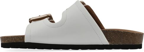 White Mountain Women Women Griffon Double-Buckle Signature Signature Synded Sandal in Kuwait