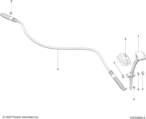 Polaris Ranger Shifter Boot ، Part OEM الأصلي 5416516 ، كتي 1 in Kuwait