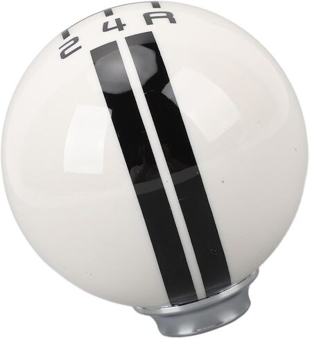 Kimiss 5 Speed Manual Shift Knob ، لـ Mustang 1967-2018 ، تصميم كرة مستديرة مع 3 محولات ، شيفتر ترس على طراز السباق in Saudi Arabia