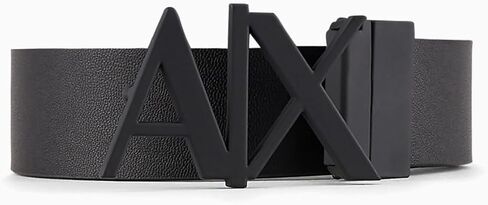 Armani Exchange Men's Skinny Leather Logo Belt in Saudi Arabia