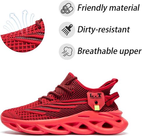 Women Running Shoes Walking Training Sneakers Sport Gym Fitness Tennis Shoes Non Slip Fashion Comfortable Lightweight Shoe for Casual Jogging Mesh Breathable Sneaker in Kuwait