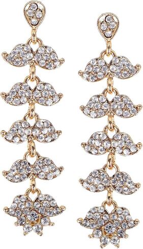 مجموعات المجوهرات الهندية للنساء - Bollywood Wedding Rhinestone Necklace Golden Brides مجموعة المجوهرات للعرائس in Kuwait