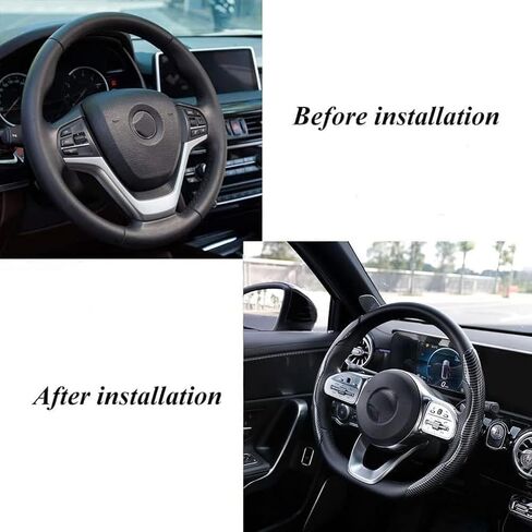 Car Steering Wheel Covers, for Jaguar F-Type Coupe 2013-2021 Carbon Fiber Anti-Skid Segmented Protector Soft Breathable Grip, Auto Accessories,C-Red in Saudi Arabia
