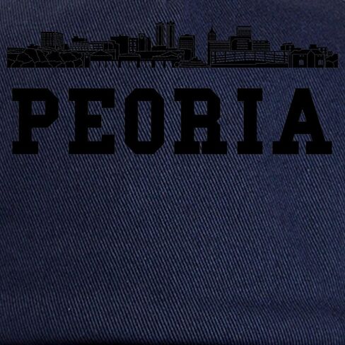 CafePress Peoria IL Skyline Adjustable Baseball Cap in Saudi Arabia