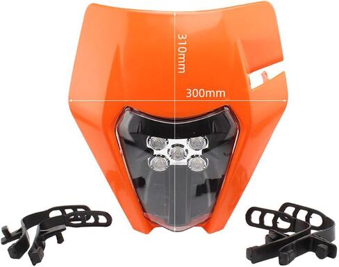 دراجة نارية دراجة Dirt دراجة نارية 6000K مصباح الرأس LED LED LID LID لـ KTM SX SXF EXC XC XCF XCW 250 300 350 450 ENDURO Supermoto in Saudi Arabia