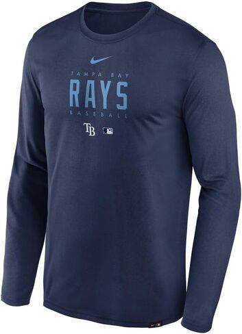 تيشيرت MLB Blue Collection Issue بأكمام طويلة من نايك للرجال in Saudi Arabia