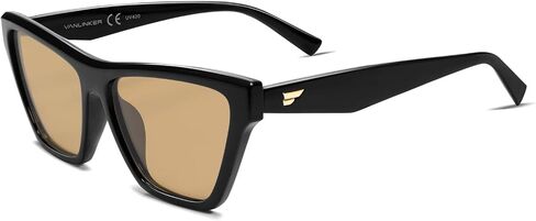 VANLINKER Retro Polarized Square Cateye Sunglasses for Women Trendy Oversized Rectangular Cat-eye Frame VL9856 in Kuwait