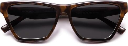 VANLINKER Retro Polarized Square Cateye Sunglasses for Women Trendy Oversized Rectangular Cat-eye Frame VL9856 in Kuwait