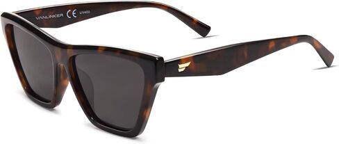 VANLINKER Retro Polarized Square Cateye Sunglasses for Women Trendy Oversized Rectangular Cat-eye Frame VL9856 in Kuwait
