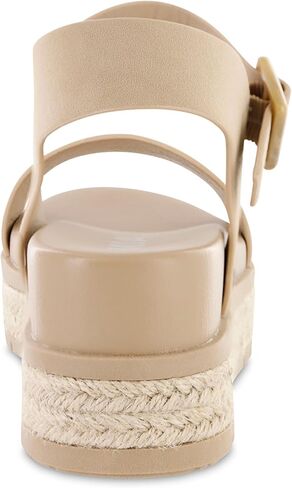 ميا أحذية كيرا نسائية منصة ، espadrille raffia sole ، sand ، حجم 7.5 in Saudi Arabia