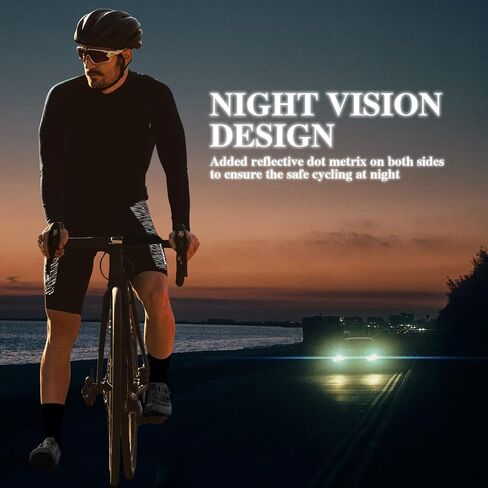 Men’s Bike Shorts 4D Padded Cycling Bicycle Road Biking Mountain Riding UPF 50+ Cycle Shorts in Saudi Arabia