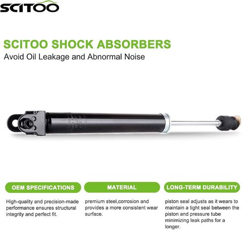 Shocks,SCITOO Rear Gas Struts Shock Absorbers Fit for 2002 2003 2004 2005 2006 for Nissan Altima 344395 5990 Set of 2 in Saudi Arabia
