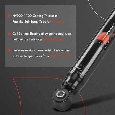 A-Premium Rear Shock Absorber Strut Assembly Compatible with Ford Focus 2000-2011, 2-PC Set in Saudi Arabia