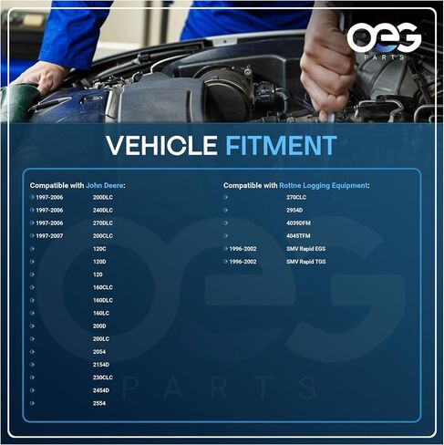 OEG Parts New Starter Compatible with John Deere Equipment Excavator 120 120C 120D 160LC 160CLC 270D 330LC 370 RE500199, RE500345, RE70475, RE70961, SE501407, SE502077, TY24444, SND0645, 41052329 in Saudi Arabia