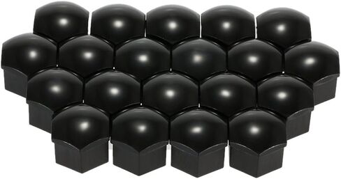 20pcs أغطية الجوز العروة - 3/4 '' 'صامد العجلة يغطي أغطية الترباس 19mm/0.75 "غطاء الترباس فينيل محور Auto Hub Cape Cap anti -antift مع أداة مزيل متوافقة مع Audi in Saudi Arabia