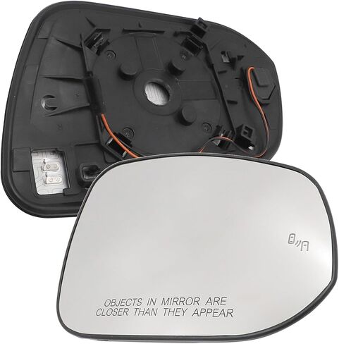 Right Passenger Side Mirror Glass with Blind Spot Detection Rearview Mirror Lens with Heat Defogging Backing Plate 87931-42E50 fit for Toyota RAV4 2013-2018 fit for Tacoma Toyota 2016-2021 in Saudi Arabia
