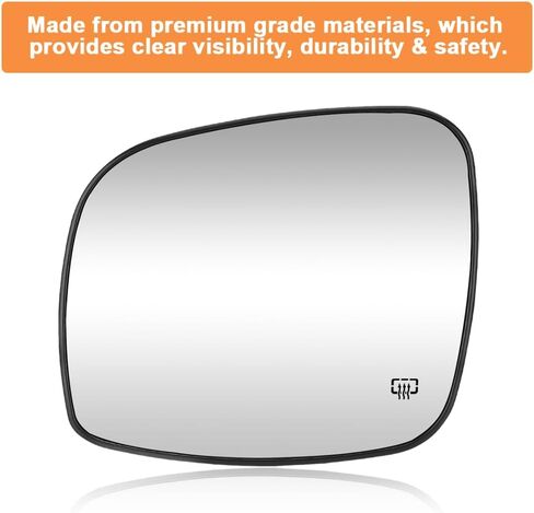 Senzeal Driver Side Side Phrected Mirt Glass بديل لدودج جراند كارافان 2008-2020 كرايسلر تاون كونتري 2008-2016 RAM CV 2012-2015 فولكس واجن روتان 2009-2014 68026177AB (الجانب الأيسر) in Saudi Arabia