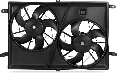 AUTOSAVER88 Engine Radiator Cooling Fan Assembly Compatible with 2009-2017 Chevrolet Traverse 2007-2017 GMC Acadia 2008-2017 Buick Enclave 2007-2010 Saturn Outlook 2.5L 3.6L L4 V6 in Saudi Arabia