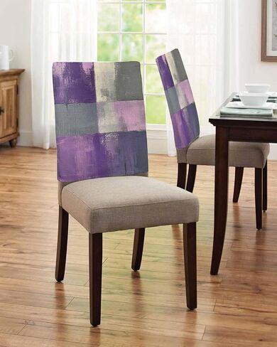 TOMWISH Chair Back Covers Set of 4 Orange Chair Back Cover Removable Kitchen Chair Slipcovers Seat Protector for Party Banquet Christmas Decorations in Kuwait