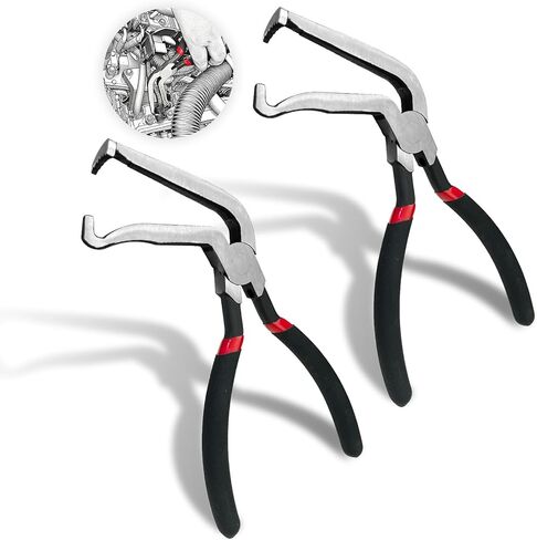 37960 Electrical Disconnect Pliers,8in Automotive Electrical Connector Pliers for Push Tab Style Plugs,Straight Head Black in Kuwait