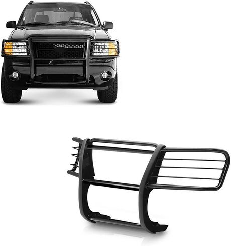 Black Horse Grille Brush Guard Guard Modular Black متوافق مع 2002-2005 Ford Explorer-17FJ26MA in Kuwait