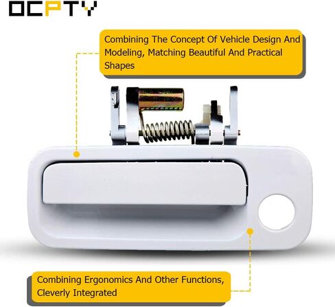 مقبض باب OCPTY السائق الأمامي الخارجي بديل الجانب الأيسر مناسب 1997-2001 لكامري خارج مقبض الباب الأبيض in Saudi Arabia